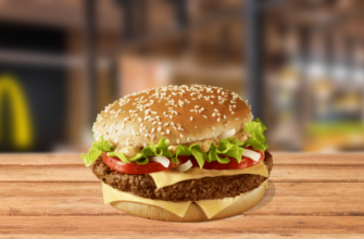 Бургер Биг Тейсти - меню McDonalds