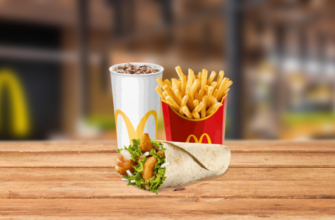 Комбо с креветками Шримп Ролл McDonalds
